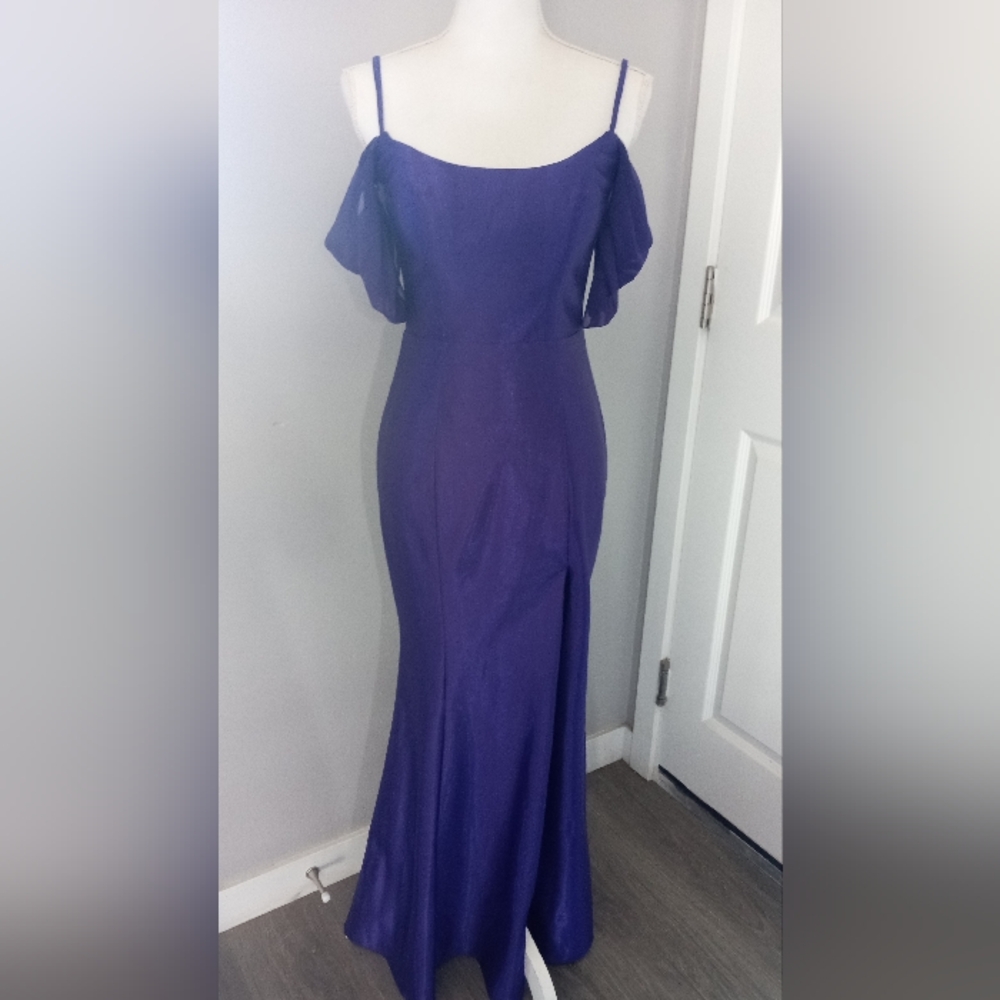 Elegant Purple Maxi Dress